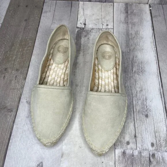 NWOT Frye Cement Lee Line Suede Espadrilles